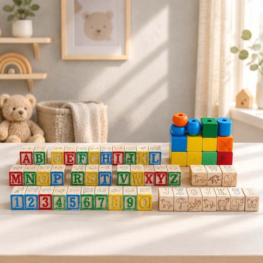 Set Of 2 Kids ABC & Letting Learning Puzzles Not Complete